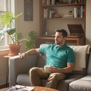 U.S. Polo Assn. Teal Polo Shirt